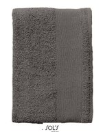 SOL´S Badelaken Island 100, 100% Baumwolle, Black 100 x 150 cm, L892 – Dark Grey (Solid)