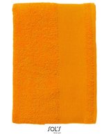 SOL´S Badelaken Island 100, 100% Baumwolle, Black 100 x 150 cm, L892 – Orange
