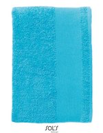 SOL´S Badelaken Island 100, 100% Baumwolle, Black 100 x 150 cm, L892 – Turquoise