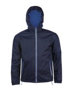 SOL´S Wasserabweisende Windbreaker Skatejacke Nylon – Camo/Royal Blue