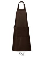 SOL´S Latzschürze Gala mit verstellbarer Nackenschlaufe, Apple Green 75 x 90 cm, L990 – Chocolat