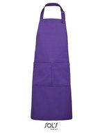 SOL´S Latzschürze Gala mit verstellbarer Nackenschlaufe, Apple Green 75 x 90 cm, L990 – Fonce Violet