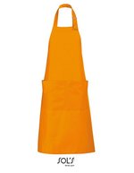 SOL´S Latzschürze Gala mit verstellbarer Nackenschlaufe, Apple Green 75 x 90 cm, L990 – Orange