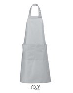 SOL´S Latzschürze Gala mit verstellbarer Nackenschlaufe, Apple Green 75 x 90 cm, L990 – Pur Gris