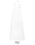 SOL´S Latzschürze Gala mit verstellbarer Nackenschlaufe, Apple Green 75 x 90 cm, L990 – Blanc