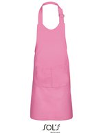 SOL´S Schürze Gala mit Fronttasche für Kinder, Apple Green 64 x 47 cm, L990K – Orchid Pink