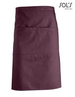 SOL´S Medium Schürze Greenwich mit Tasche, Bottle Green 90 x 65 cm, L995 – Borgogna
