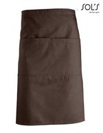 SOL´S Medium Schürze Greenwich mit Tasche, Bottle Green 90 x 65 cm, L995 – Cioccolato