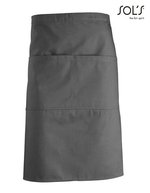 SOL´S Medium Schürze Greenwich mit Tasche, Bottle Green 90 x 65 cm, L995 – Grigio scuro (Unito)