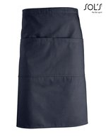 SOL´S Medium Schürze Greenwich mit Tasche, Bottle Green 90 x 65 cm, L995 – Blu navy