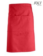 SOL´S Medium Schürze Greenwich mit Tasche, Bottle Green 90 x 65 cm, L995 – Rosso