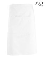 SOL´S Medium Schürze Greenwich mit Tasche, Bottle Green 90 x 65 cm, L995 – Bianco