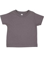 Rabbit Skins Kleinkinder T-Shirt aus 100% Baumwolle – Charcoal