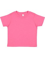 Rabbit Skins Kleinkinder T-Shirt aus 100% Baumwolle, Apple 2 Jahre, LA3321 – Rose vif