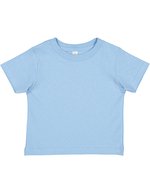 Rabbit Skins Kleinkinder T-Shirt aus 100% Baumwolle, Apple 2 Jahre, LA3321 – Bleu clair