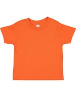 Rabbit Skins Kleinkinder T-Shirt aus 100% Baumwolle, Apple 2 Jahre, LA3321 – Orange