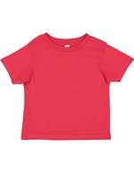 Rabbit Skins Kleinkinder T-Shirt aus 100% Baumwolle, Apple 2 Jahre, LA3321 – Rouge