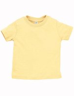 Rabbit Skins Baby T-Shirt aus ringgesponnener Baumwolle – Butter