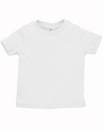 Rabbit Skins Baby T-Shirt aus ringgesponnener Baumwolle – White