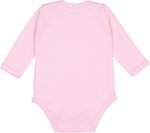 Rabbit Skins Langarm-Bodysuit aus 100% Baumwolle, White 6 Monate, LA4411N – Bild 4