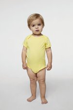 Rabbit Skins Feinjersey Kurzarm-Bodysuit für Babys, White 18 Monate, LA4424N – Bild 1