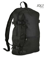 SOL´S Laptop-Rucksack Wall Street aus Oxford-Polyester, Black 12,5 x 29 x 45 cm, LB01394 – Bild 2