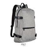 SOL´S Laptop-Rucksack Wall Street aus Oxford-Polyester, Black 12,5 x 29 x 45 cm, LB01394 – Bild 3