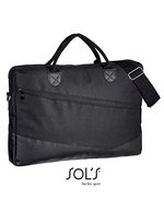 SOL´S Briefcase Manhattan aus 100% Polyester, Black 5 x 40 x 28 cm, LB01395 – Bild 2