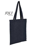 SOL´S Raw Denim Leisure Bag with Long Handles, Denim Brut 37 x 42 cm, LB02112 – Bild 2
