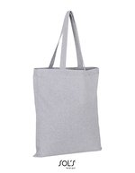 SOL´S Recycelte Baumwoll-Canvas Strandtasche – Grey Melange