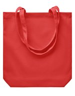SOL´S Shopping Bag Bali aus 100% Baumwolle, Black 38 x 9 x 42 cm, LB04093 – Red