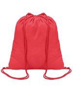 SOL´S Baumwoll-Rucksack Genova mit Kordelzug, Black 37 x 41 cm, LB04095 – Rosso brillante