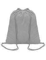 SOL´S Baumwoll-Rucksack Genova mit Kordelzug, Black 37 x 41 cm, LB04095 – Grafite