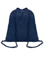 SOL´S Baumwoll-Rucksack Genova mit Kordelzug, Black 37 x 41 cm, LB04095 – Ultramarine