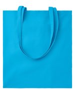 SOL´S Baumwoll Shopping Bag Majorca 38x42 cm, Natural 38 x 42 cm, LB04097 – Turquoise
