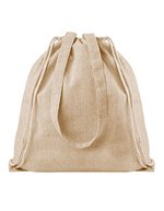 SOL´S Nachhaltiger Rucksack Atlanta mit Griffen, Grey Melange 38 x 42 cm, LB04099 – Heather Beige