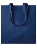 SOL´S Baumwoll Shopping Bag Roma mit Faltenbalg, Natural 38 x 9 x 42 cm, LB04100 – Ultramarine
