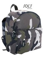 SOL´S Rucksack Rider 9L Polyester für Kinder, Royal Blue 12 x 25 x 30 cm, LB70101 – Camo