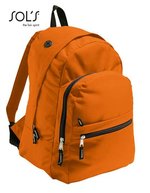 SOL´S Vielseitiger Rucksack Express mit Kopfhörerausgang, Black 33 x 43 x 17 cm, LB70200 – Arancione