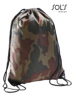 SOL´S Urban Backpack aus 210T Polyester, Apple Green 34.5 x 45 cm, LB70600 – Camouflage