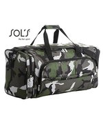 SOL´S Travel Bag Weekend 48,4 Liter Polyester, Black 62 x 30 x 26 cm, LB70900 – Camo