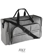 SOL´S Travel Bag Weekend 48,4 Liter Polyester, Black 62 x 30 x 26 cm, LB70900 – Heather Grey