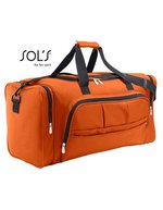 SOL´S Travel Bag Weekend 48,4 Liter Polyester, Black 62 x 30 x 26 cm, LB70900 – Orange
