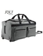 SOL´S Reisetasche Voyager mit Trolley-Funktion, Black 67 x 34 x 33 cm, LB71000 – Graphite