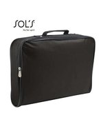SOL´S Business Bag College aus 600D Nylon, Black/Black 39 x 30 x 9 cm, LB71100 – Bild 1