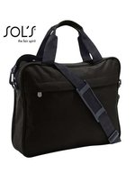 SOL´S Business Bag Corporate aus 600D Polyester, Black 38 x 30 x 8 cm, LB71400 – Bild 1