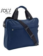 SOL´S Business Bag Corporate aus 600D Polyester, Black 38 x 30 x 8 cm, LB71400 – Marine francais