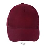 SOL´S Five Panels Cap Long Beach Baumwolle, Army/Beige One Size, LC00594 – Bild 3