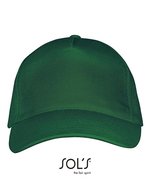 SOL´S Five Panels Cap Long Beach Baumwolle, Army/Beige One Size, LC00594 – Bottle Green