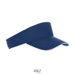 SOL´S Baumwoll-Sonnenblende Ace mit Klettverschluss, Black/White One Size, LC01196 – Bild 5